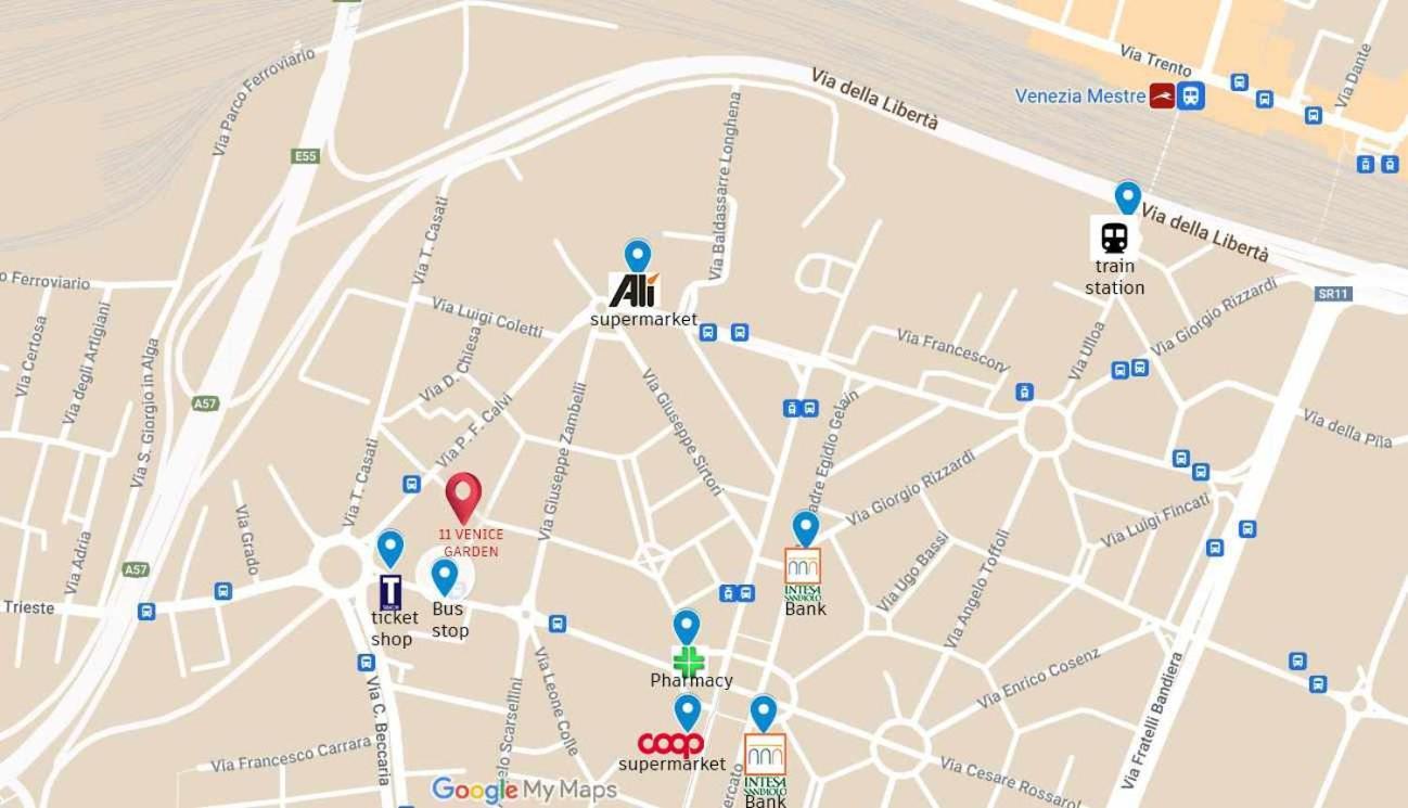 Ferienwohnung 11 Venice Garden Private Garden Parking Free Marghera Exterior foto